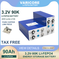 VariCore 3.2V 90Ah LiFePO4 battery form 12V 24v Lithium-iron phospha 90000mAh Can make Boat Electric car batteries TAX FREE