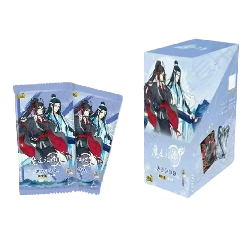 

18 упаковок/коробка, коллекционная карта аниме Mo Dao Zu Shi Zui Meng, версия фигурки, Wei Wuxian Lan Wang ji, персонаж, ломо-карта