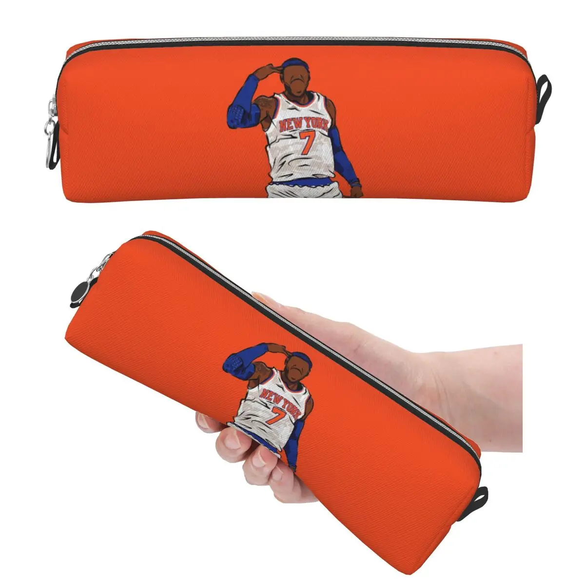 Estuches para lápices con diseño de celebración de Carmelo Anthony, regalos para estudiantes, caja para bolígrafos, bolsa para lápices, estuche para lápices de gran capacidad, soporte para bolígrafos