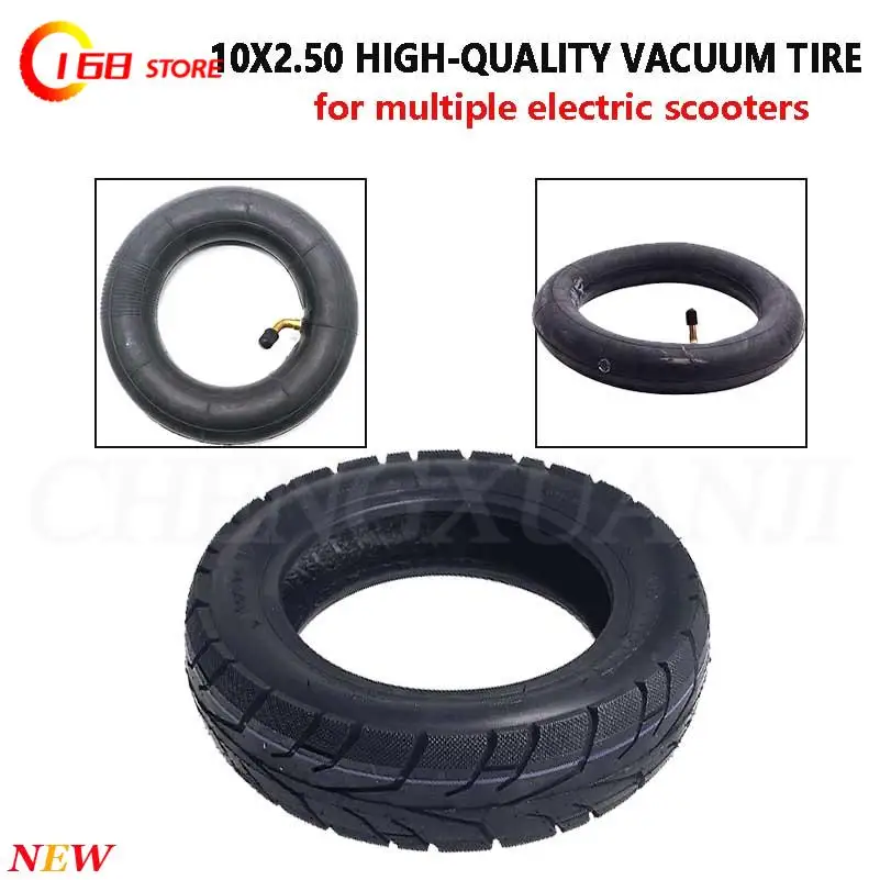10x2.50 tire electric scooter balance air cushion board tubeless tire 10 inches 10 * 2.5 durable vacuum tire inner tube