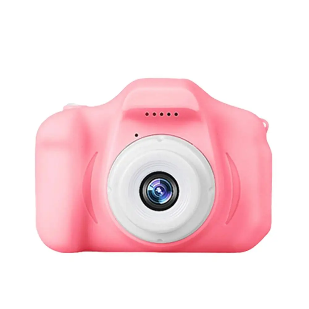 Children's Mini Version Cartoon Digital Camera HD Dual Children's Camera Birthday Toy Gift Game Music Recording Photo/Video Y4Q6