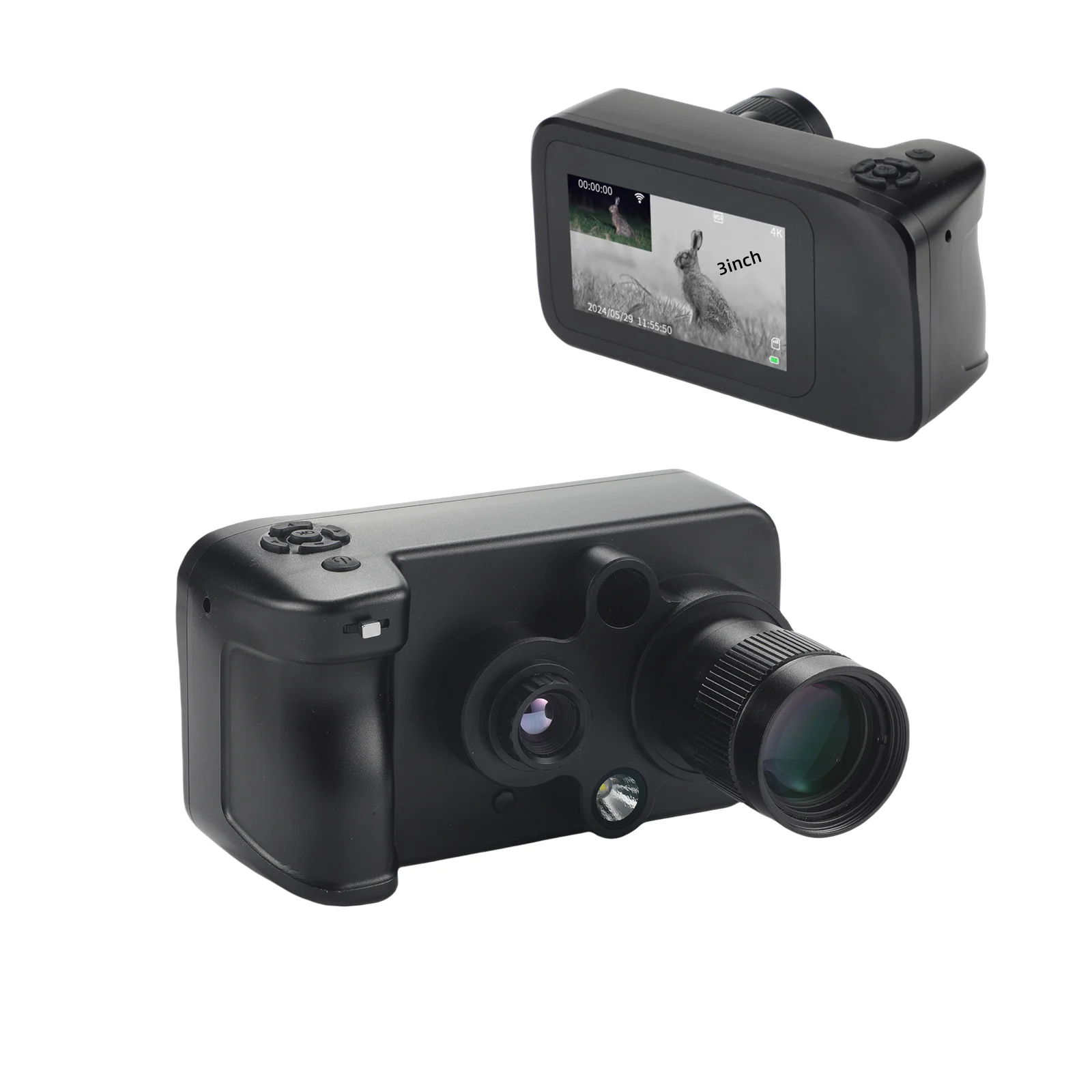 

Монокуляр ночного видения с тремя выключателями света, модель полноцветного изображения, оптическая линза 25 мм, термообъектив 13 мм для охоты на открытом воздухе