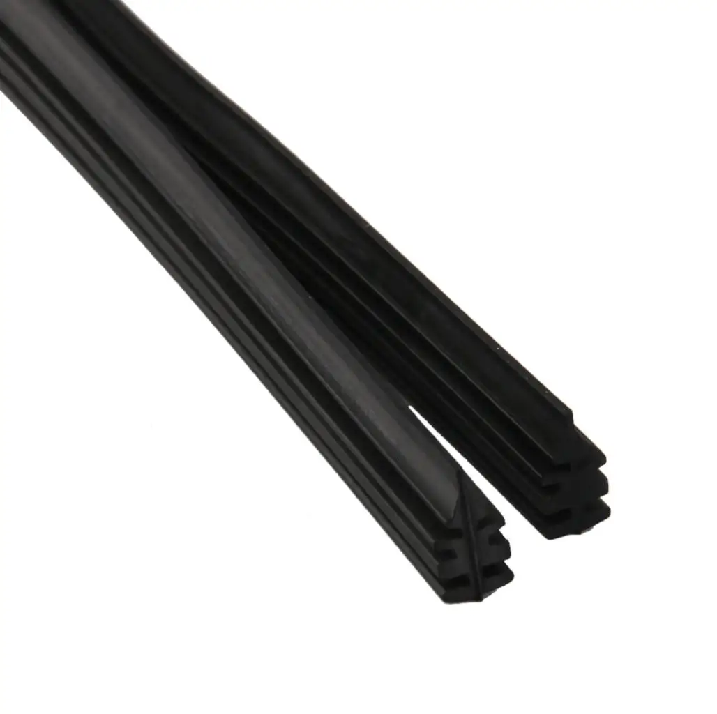 Rubber Bands for Wipers Frameless Wiper Blade Refill Silent Soft Gasket Seal for Multi Vehicle Use