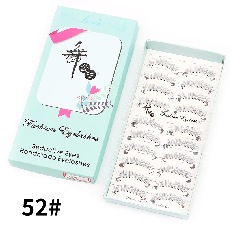 Transparente Wimpern mit Stiel 5/7/10 Paar Manga Einzelwimpern Weiche Künstliche Wimpern Wimpernverlängerung Make-up Koreanisch – Detail 14