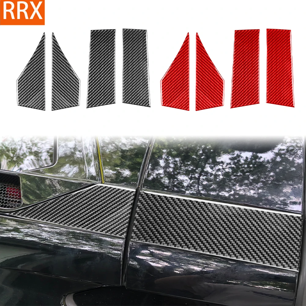 For Chevrolet Corvette C8 Z51 Z06 2020-2023 Real Carbon Fiber Sticker Roof side Panel Cover Car Accessories Exterior decorative