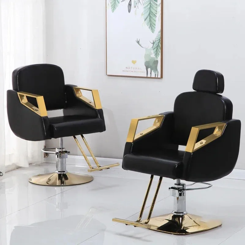 Nordic Barber Chairs Special Hair Salon Chair Can Be Tipped Down Hairdressing Chairs Simple Salon Furniture for Beauty Salon