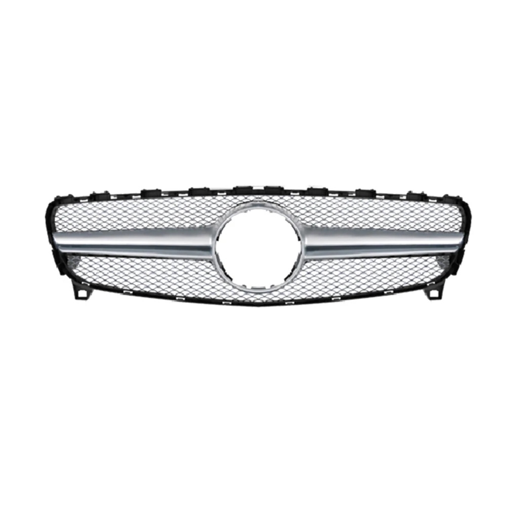 Car Front Racing Grills Grille Upper Bumper Hood Mesh Body Kit For Mercedes Benz A Class W176 A200 A250 A45 2016 2017 2018