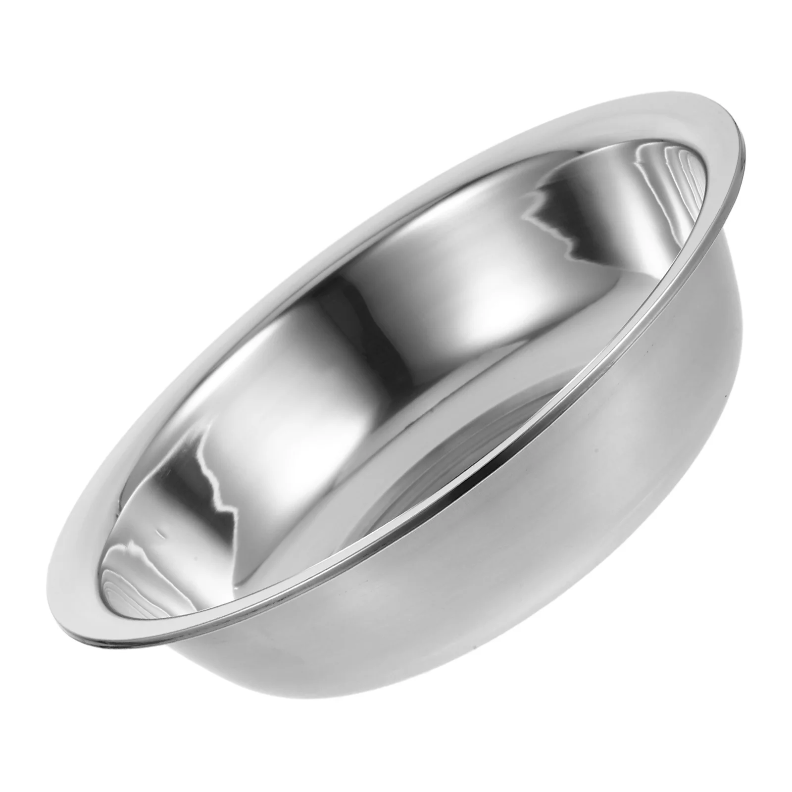 

Stainless Steel Basin Soup Bowl Home Tableware Kitchen Sink 304 Durable Reusable Easy Clean Stackable Storage Fruit Vegetable