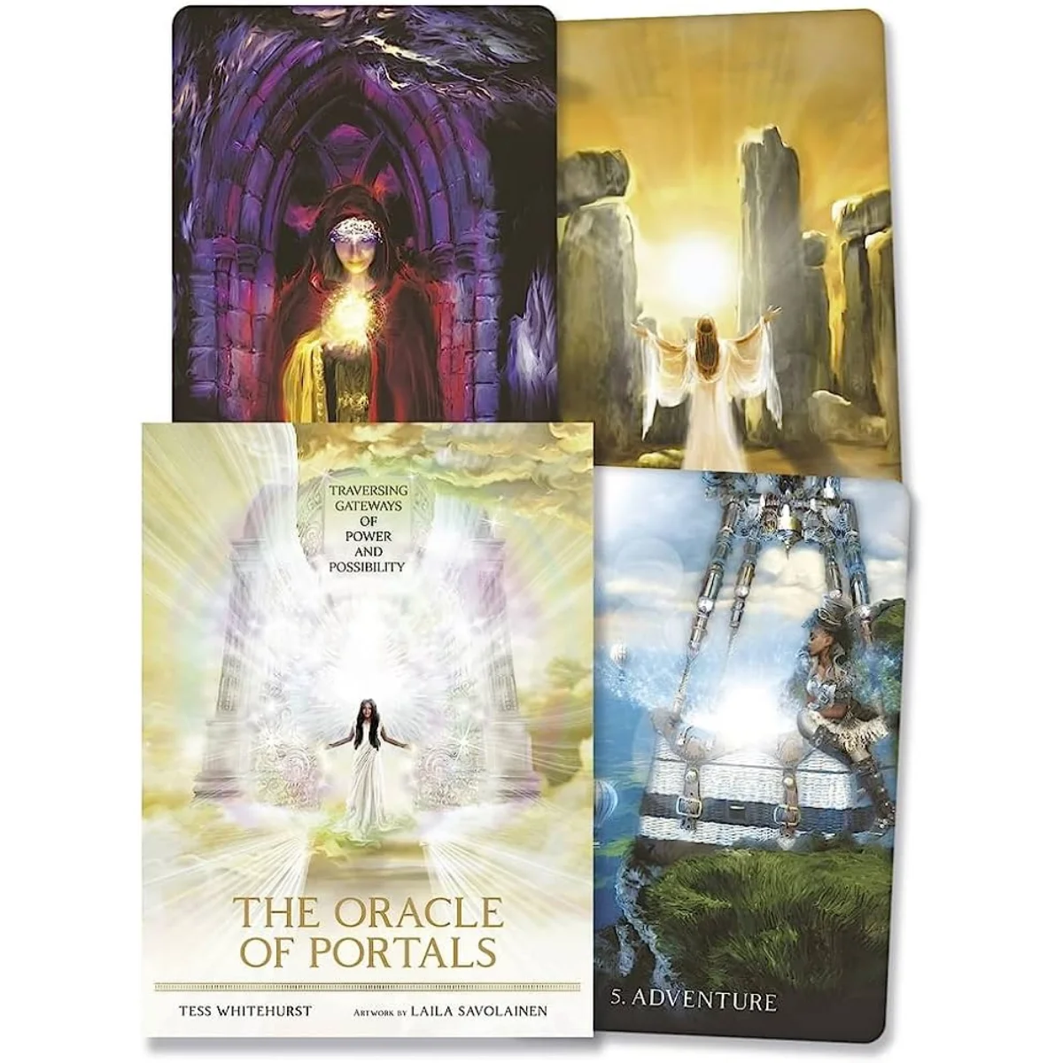 10.4*7.3cm The Oracle of Portals: Traversing Gateways of Power and Possibility 44PCS Cards