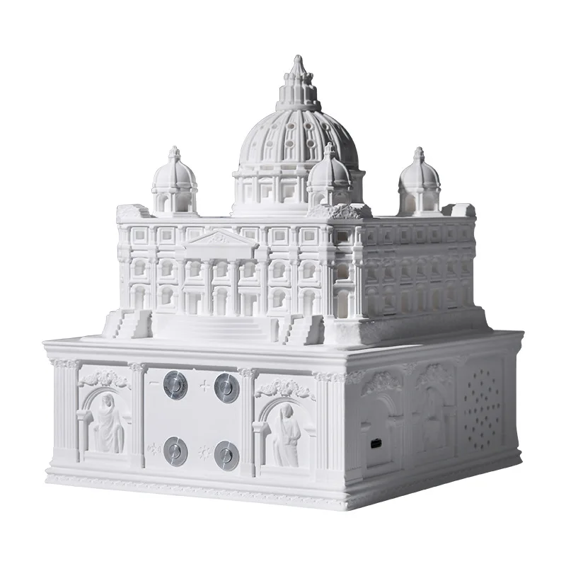 

St. Peter's Church New Year's Souvenir Bedside Night Light Bluetooth Audio Diffuser Stone Home Ornament Fragrance Gift
