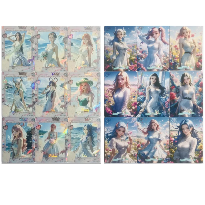 

Японское аниме ONE PIECE Флэш-карта Nefertari D Vivi Nami Yamato Коллекционные карты, подарок на Рождество и день рождения, игрушка для детей