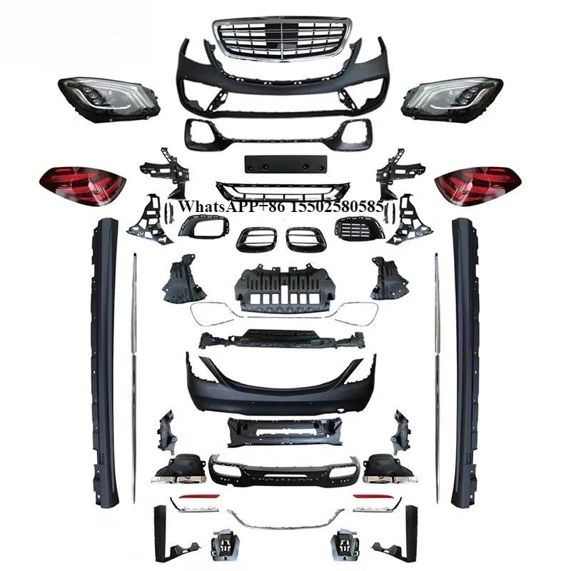 

For S63 AMG Wholesale Modification Body Kit for Mercedes benz S Class W222 2014-2020 Conversion to S63 AMG Facelift Bodykit