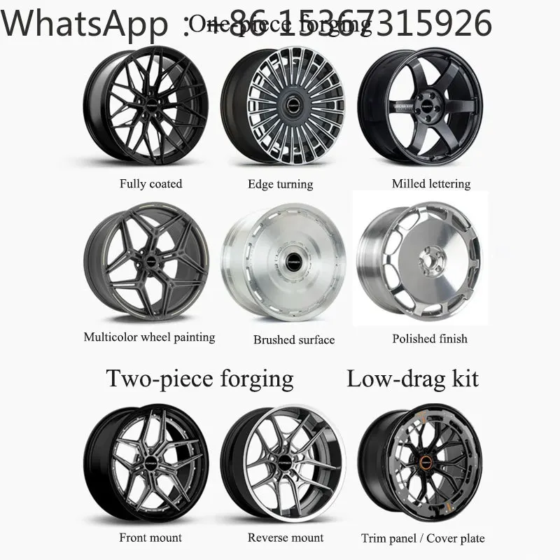 

Track Spec Deep Concave Forged Wheels 17-22 Inch CNC Lightweight Alloy Racing Rims