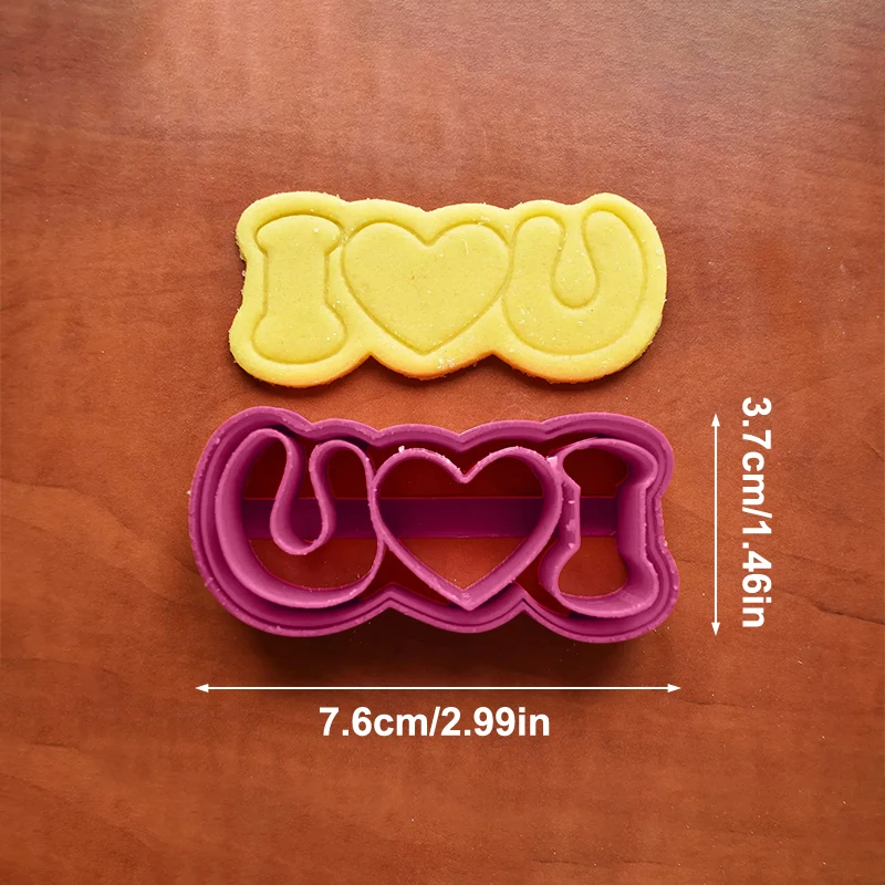 Juego de cortadores de galletas de San Valentín, sobre de amor, pastel, galletas, Chocolate, molde para hornear DIY, utensilios de cocina, Acción de Gracias y cumpleaños