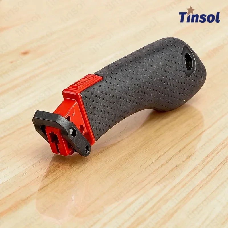 TINSOL Reciprocating Saw Manual Handle Universal Interface Anti-Slip Comfort-Grip Easy to Carry for Reciprocating Saw Blade