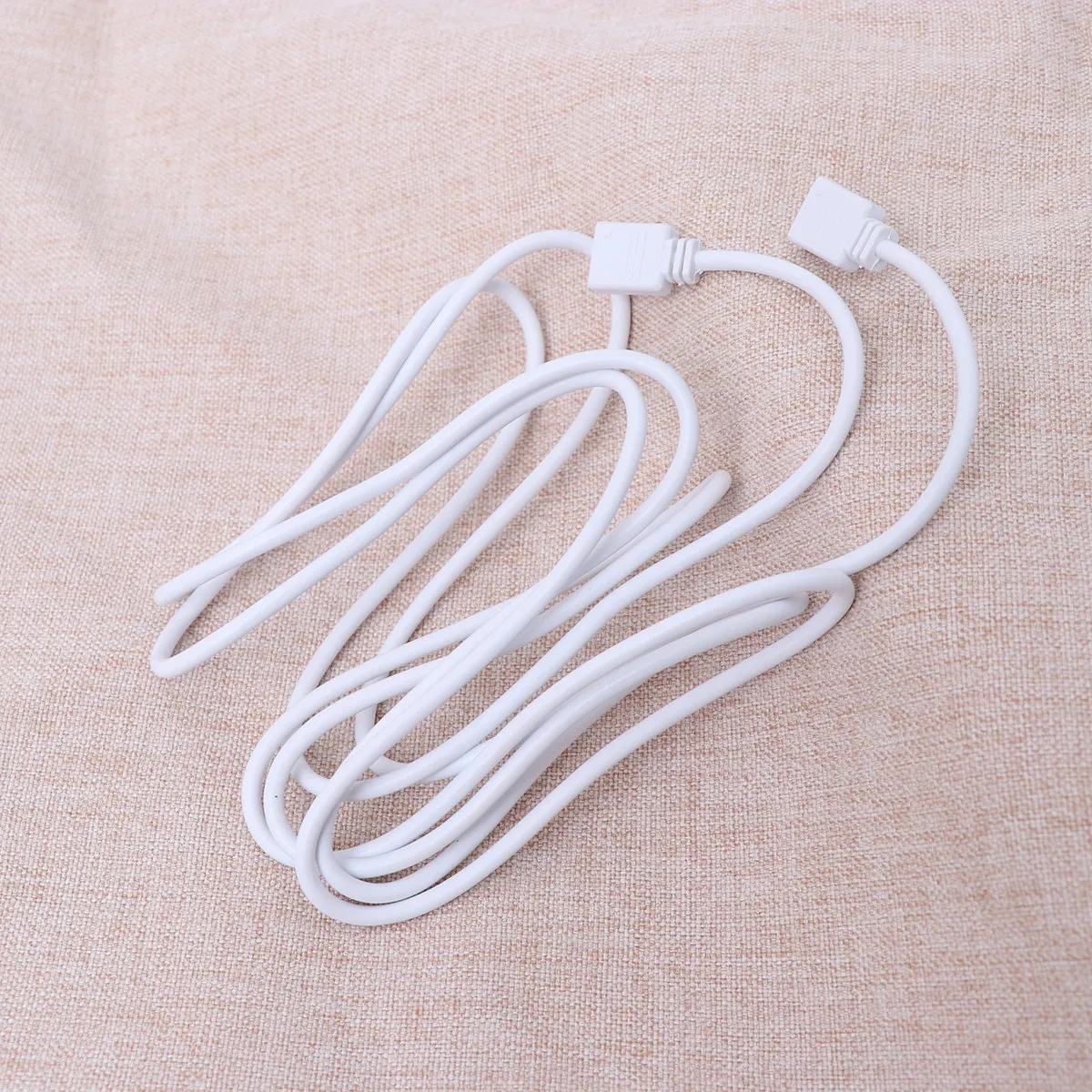 4Pcs 2M Rgb Extension Cable for LED Strip Lights Connectors Smd 5050 3528 Light Bar Extension Cord Easy Plug and Play PVC