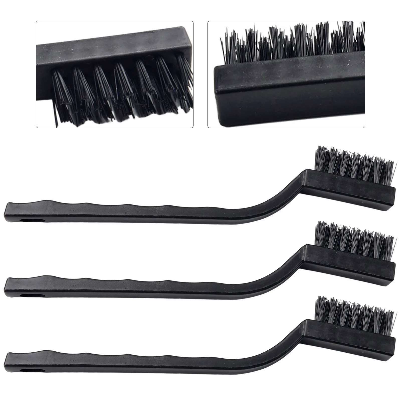 3Pcs Anti Static ESD Cleaning Brush with Non-Slip Handle for PCB SCD Electronic Components Dust Removal 170mm Tool Set