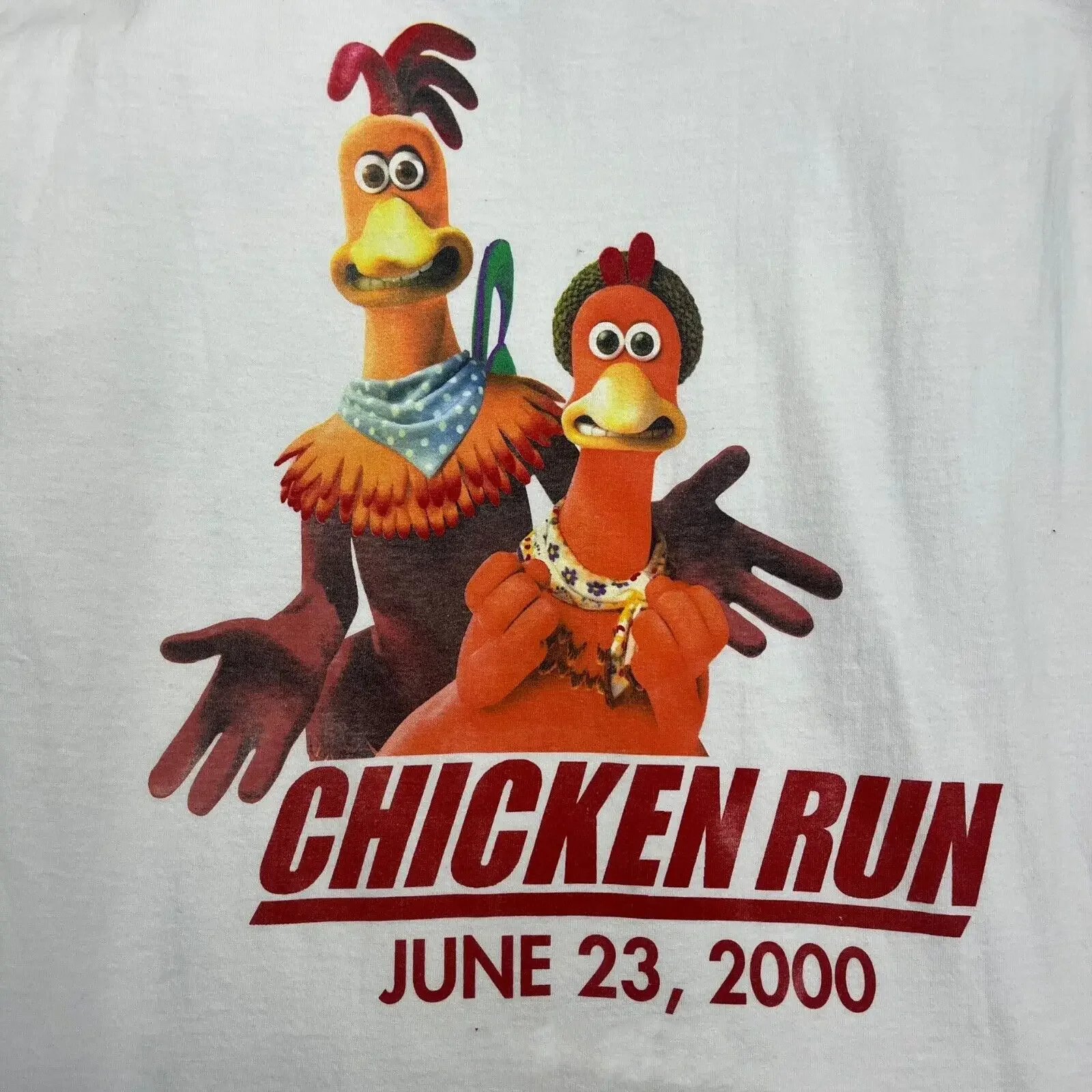 

Chicken Run Funny Mo vie Shirt Classic White Unisex Size S-2345XL H3006 long sleeves