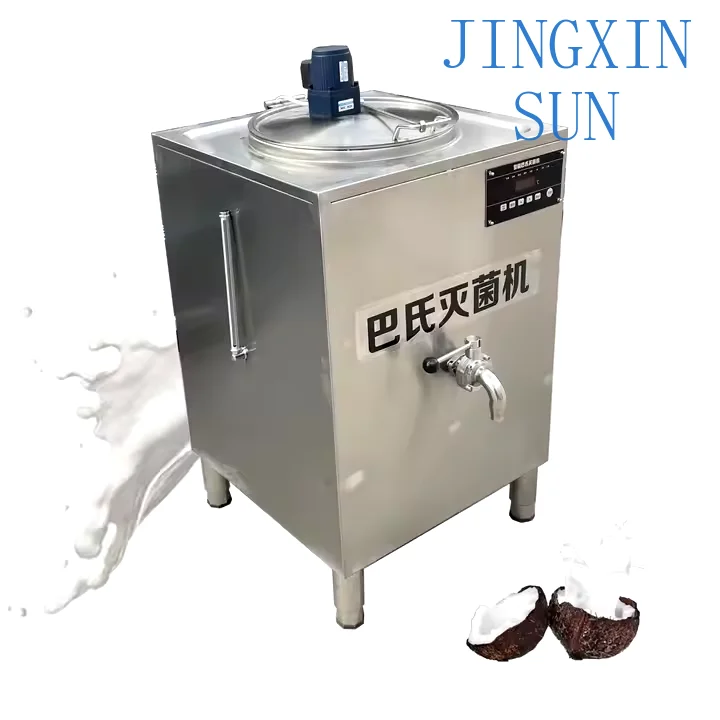 100L Square Sterilizer for Yogurt Juice Milk Ice Cream Pasteurization Machine Industrial Food Processing Pasteurizer Dairy