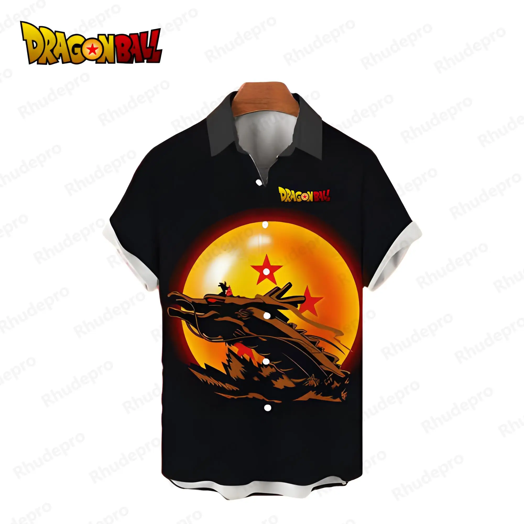 

Dragon Ball Z Men's Shirts Vegeta Harajuku Hawaiian Shirt 2024 Summer Goku Y2k Anime Tops Oversized Super Saiya Beach Style