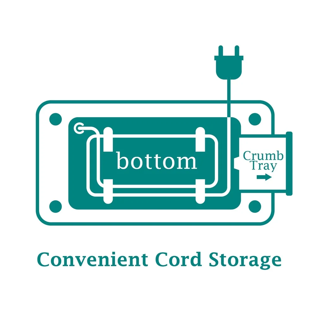 Digitale broodrooster voor 2 sneden met aanraakscherm Ontdooien Annuleren Bagelfunctie High-Lift Boost roestvrijstalen keukenapparaat