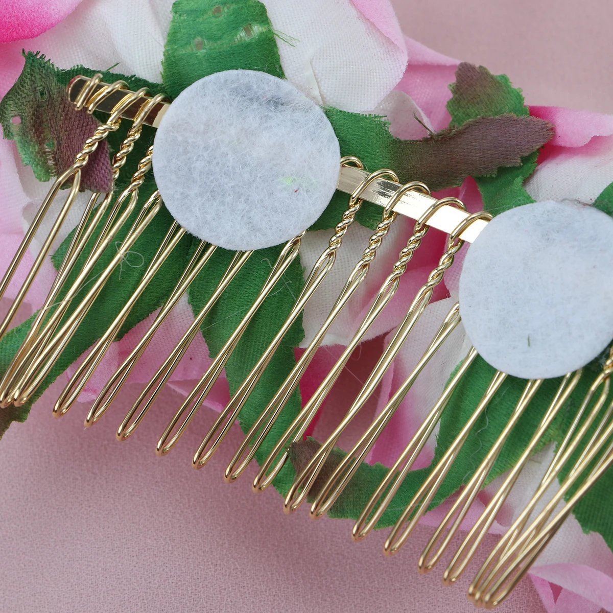 

Цветочная расческа, аксессуар для волос с цветком розы, розовый элегантный свадебный головной убор, тропический бассейн, вечерние аксессуары для волос с цветочным принтом