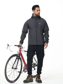 Men's Outdoor Waterproof Windbreak Jacket Lightweight Coat for Camping Hiking Cycling Fishing with Inner Pocket 5