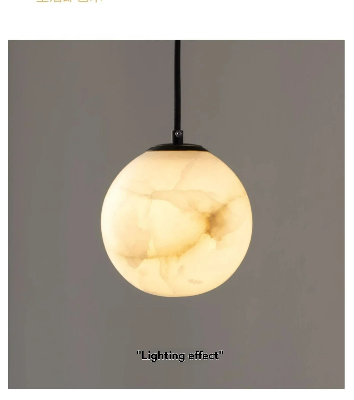 Chandelier Creative Bar Restaurant Study Small Chandelier Modern Natural Marble Chandelier Bedroom Bedside Sphere Copper