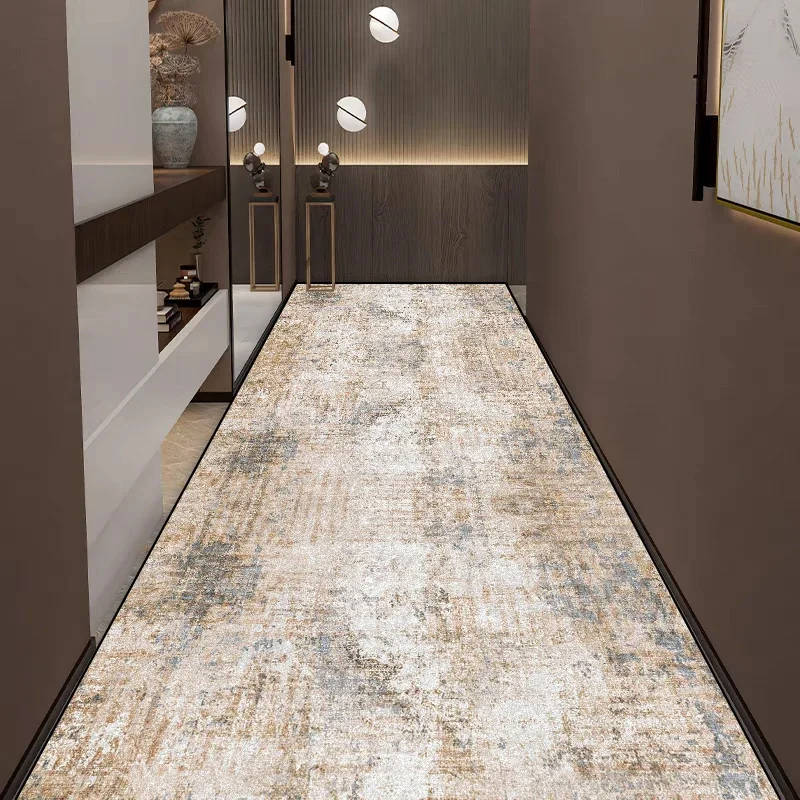 Modern Fashion Long strip Corridor Carpet Home Decoration Hotel Hallway Rug Washable Villa Stairway Runners Mats Customizable