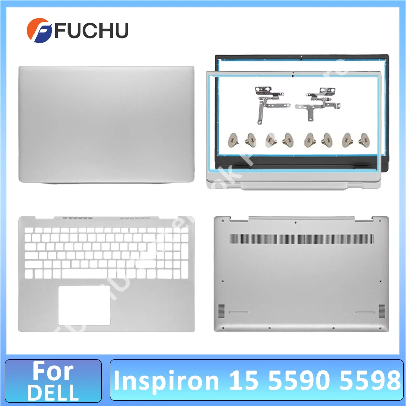 

Новый сменный чехол для ноутбука Dell Inspiron 15 5590 5598, задняя крышка ЖК-дисплея/передняя панель/петли/подставка для рук/нижний корпус 15,6 дюйма 039T35