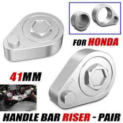 Aluminum Handle Bar Riser Kit For Honda VFR750 VFR800 VTR1000 CBR600 41mm Forks