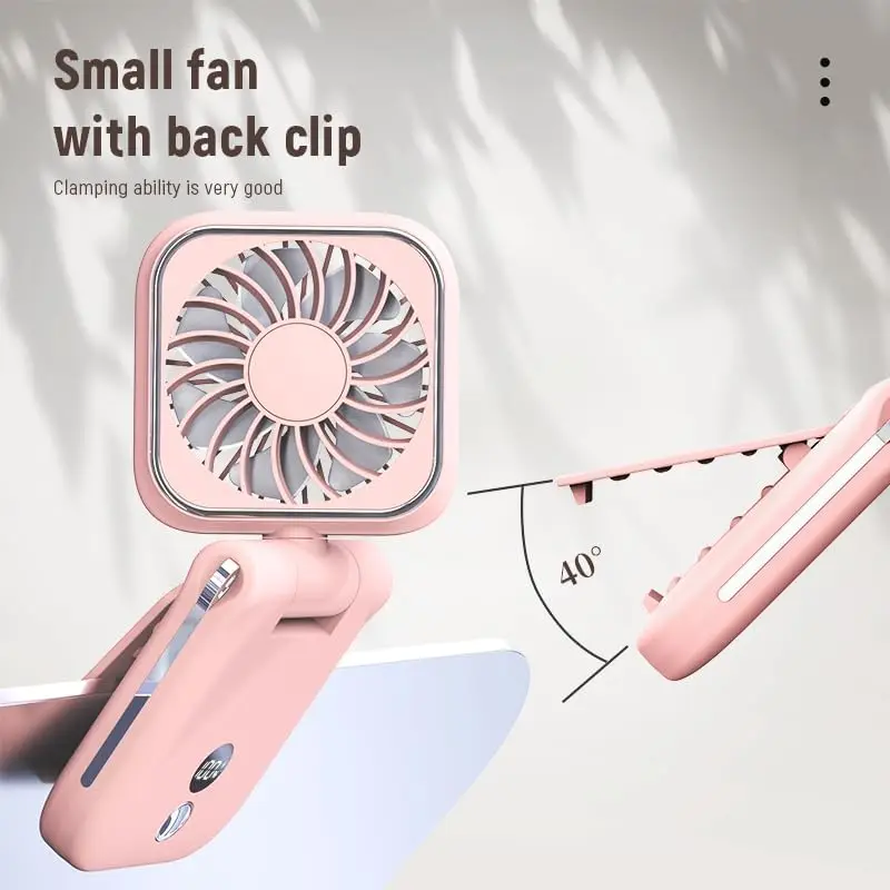 

Portable Mini Hand Clip Fan USB Charging Quiet Desktop Electric Fan High Quality Student Dormitory Small Cooling Ventilador Fans