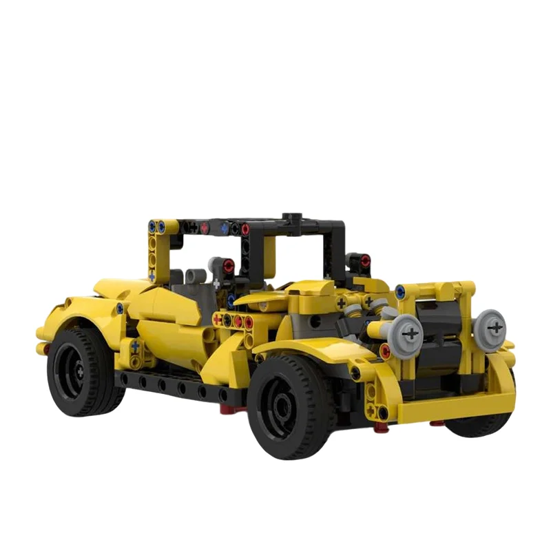 ตัวต่อ MOC รถฮอตร็อด 544 ชิ้น แบบประกอบเอง ชุดเทคนิค ของเล่นสร้างสรรค์ ไอเดียของขวัญคริสต์มาส ของเล่นเสริมพัฒนาการ