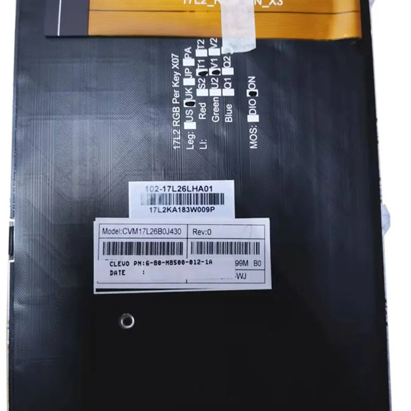 LED PER KEY Backlit PA70EP6 Keyboard CVM17L26B0J430 6-80-PA7E0-240-1 CVM17L26D0J430 43001 6-80-PA7E0-070-1 6-80-PA7E0-07A-1