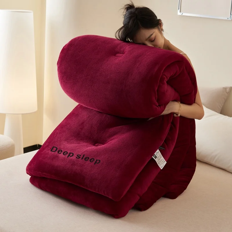 جديد الشتاء الصوف المعزي الصلبة الأخضر الدافئة دافئ سميكة الصوف سميكة لحاف بطانية ليلة باردة المنزل الألحفة انخفاض الشحن