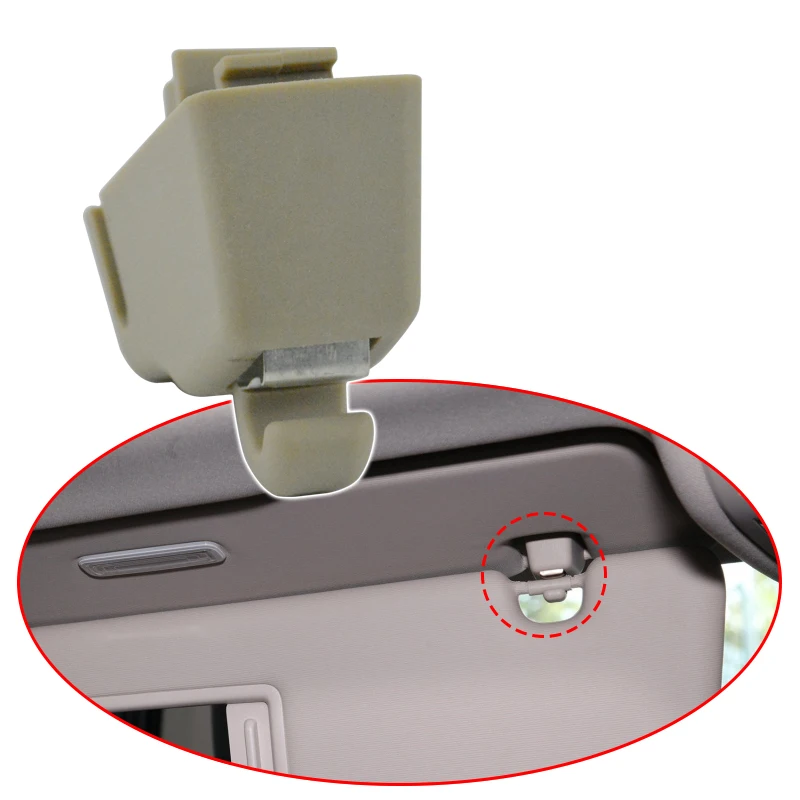 

4L0859562 4L0859561 For VW Touareg Audi Q7 Porsche Cayenne Auto Car Sun Visor Support Retainer Hanger Clip Hook Bracket