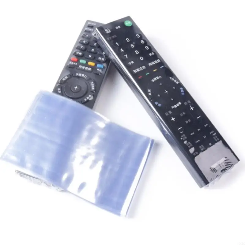 HX5C 5/10/20PCS 보호 필름 열 수축 필름 범용 리모컨 커버 열 수축 랩 가방 먼지 방진 리모컨 커버