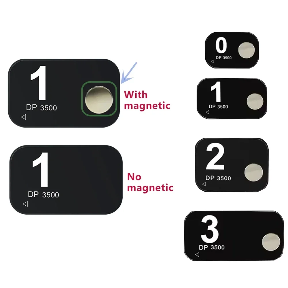 1 قطعة لوحات الفوسفور PSP للأسنان الرقمية X راي الاستشعار صورة المجلس المغناطيسي لا حجم المغناطيسي 0 1 2 3 مناسبة ل Fussen Kavo