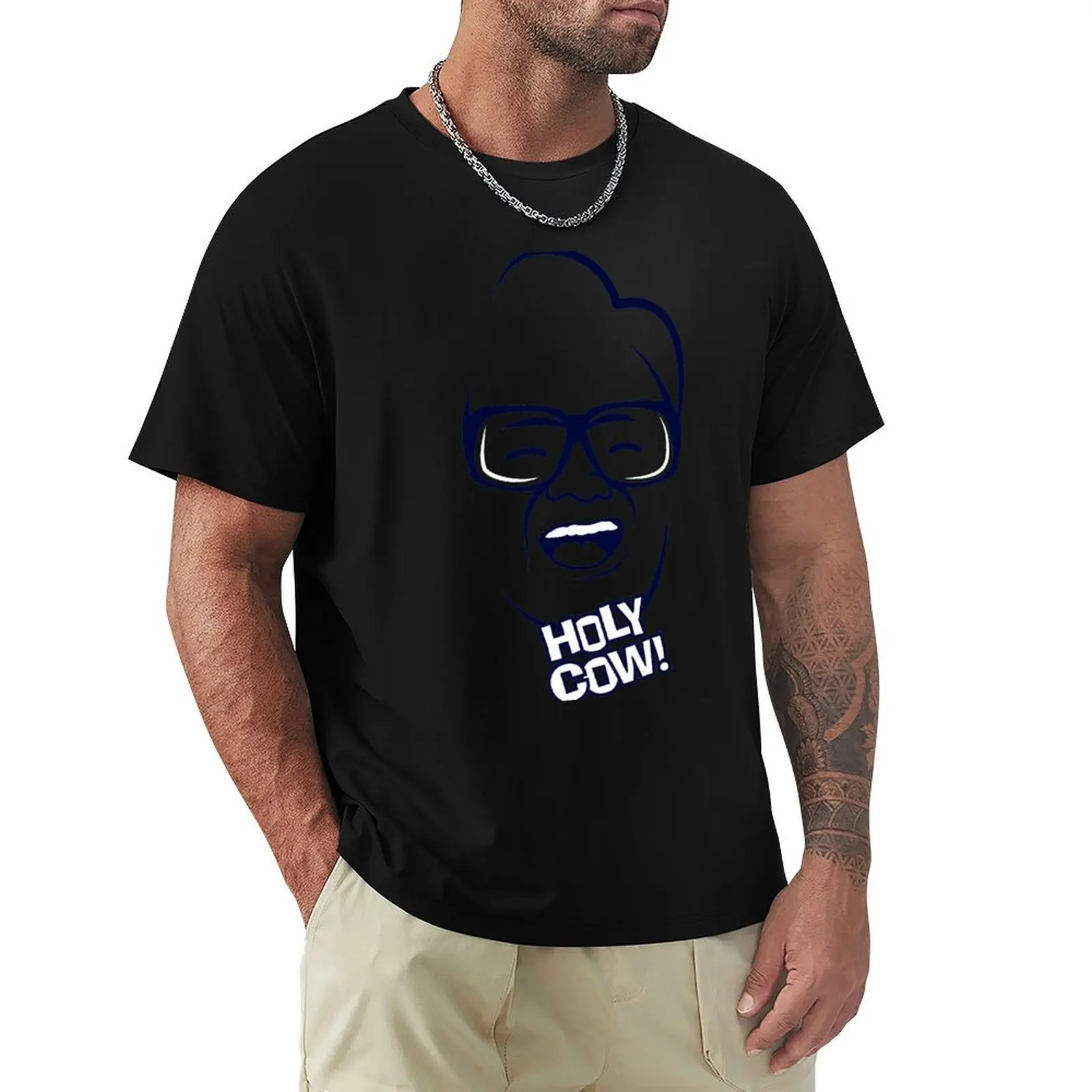 Harry Caray T-Shirt for a boy vintage summer clothes Short sleeve tee clothes for men