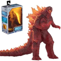 NECA 2019 Movie Version Red Fire Godzilla King Of Monsters Burning Articulated PVC Action Figure Kids Gift 18cm