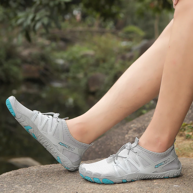 Trandy Five Fingers Sneakers for Men Women Brethable Quick-drying Aqua Shoes Plus Size 46 Aquatic Sneaker Men barefoot hombre
