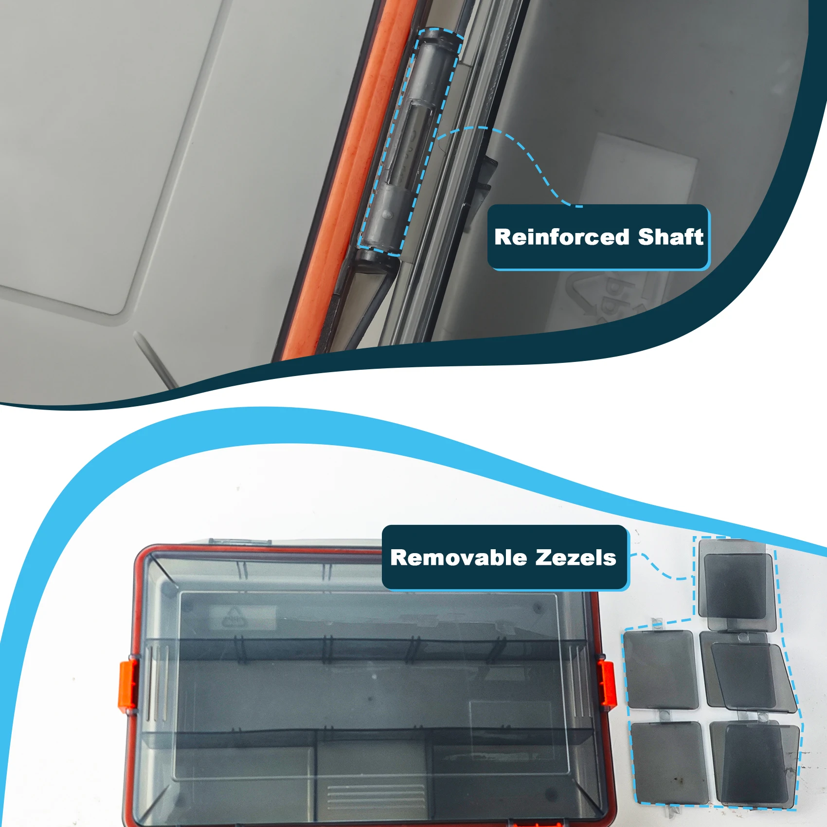 Caja de Aparejos Aventik Impermeable con Divisores Extraíbles - imagen 4