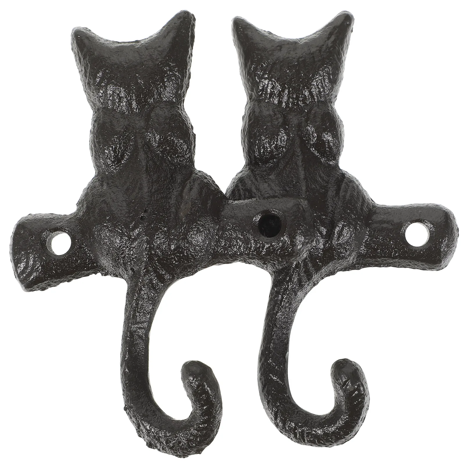 

2pcs Retro Hooks Iron Wall Hanger Key Holder Retro Wall Hooks Bathroom Kitchen Towel Scarf Umbrella Hook Storage Solution