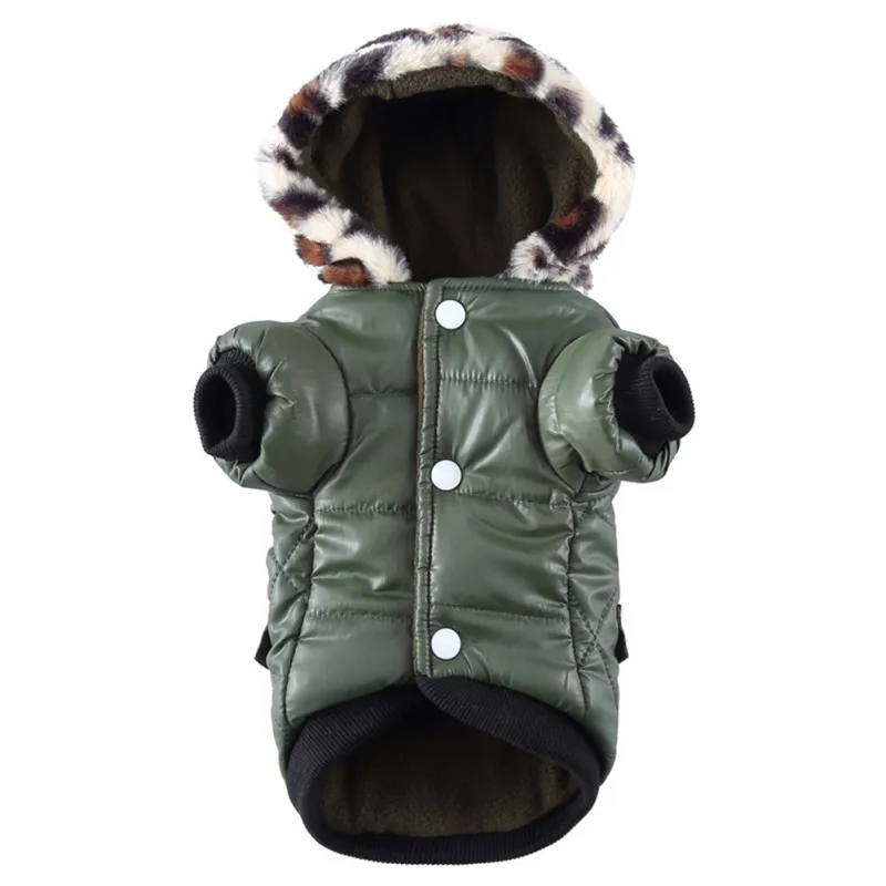 Winter Dog Clothes Warm Thicken Coat Jacket for Puppy Pet Fur Hoodie for Small Medium Dogs Chihuahua French Bulldog Clothing XXL