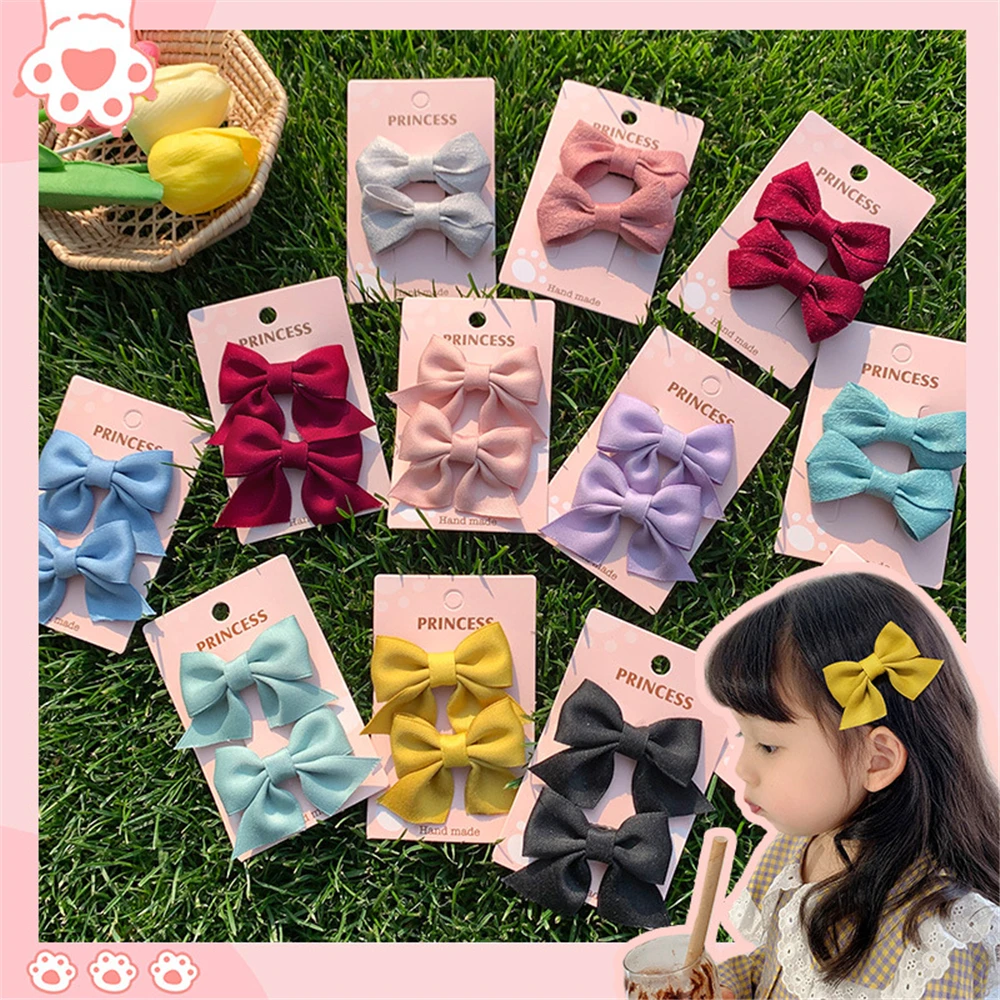 Lovely Beautiful Red Decorations Infants Grosgrain Ribbon Hair Bows Hair Ties Hair Bands Holders Accessories for Baby Girls