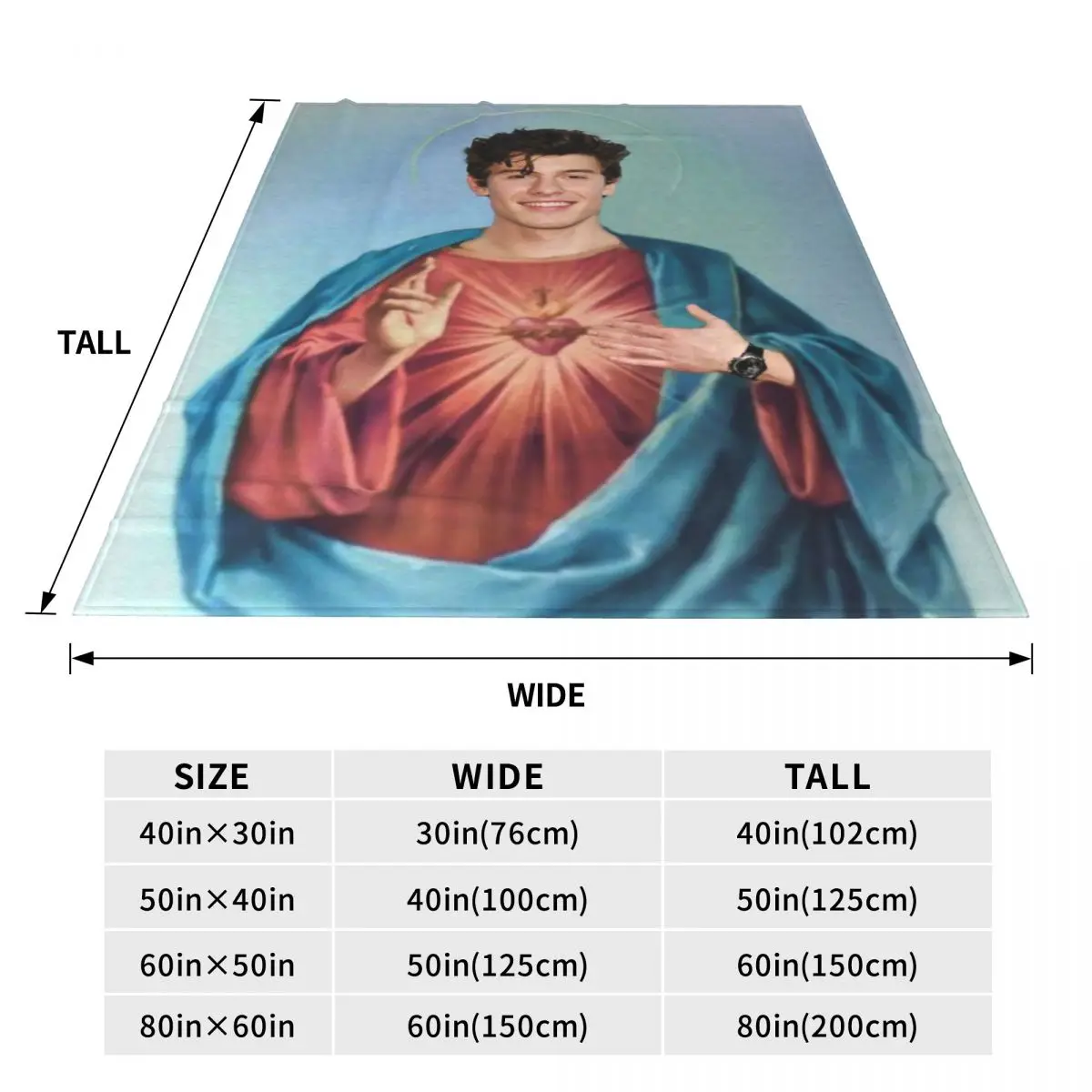 Shawn Mendes Music Singer Flannel Blanket Quality Warm Soft Model Funny Religious Throw Blanket Winter Camping Bed Bedspread