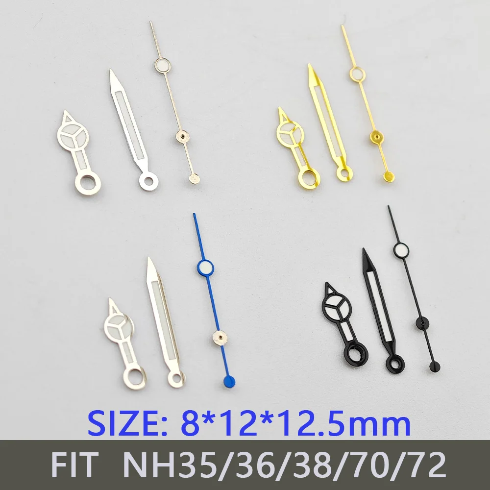 スポーツウォッチ,nh35nh36,グリーン,ブルー,グリーン,シルバー,アクセサリーに適した高品質の時計ポインター