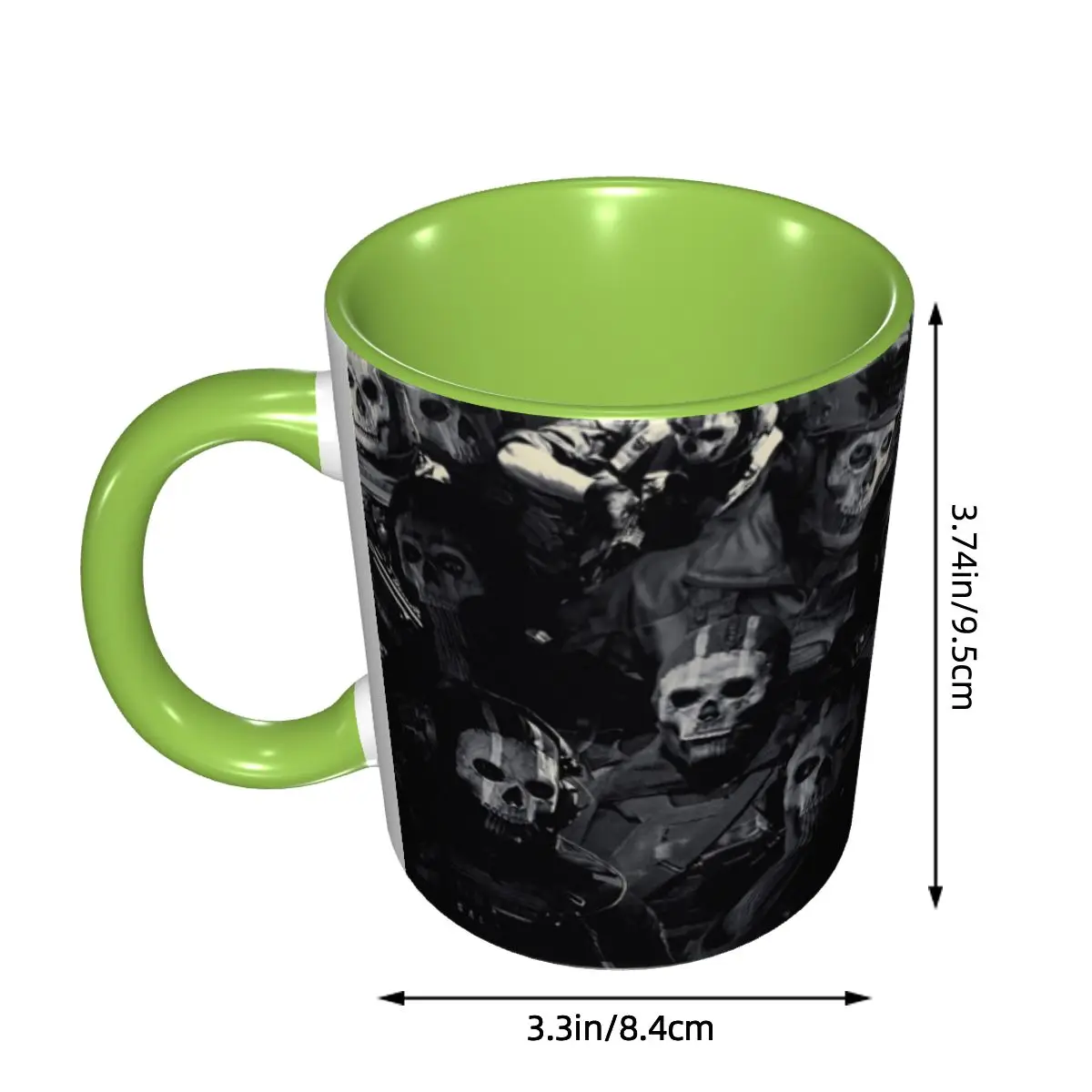 Simon Ghost Riley Mug Funny Ceramic Coffee Cups Tea Mugs Milk Cup Drinkware Gifts for Woman Man