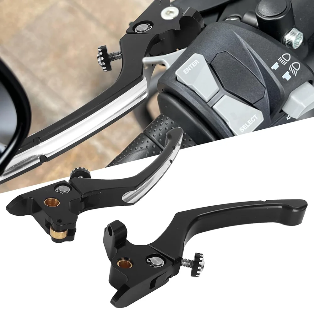 

Motorcycle Adjustable Brake Clutch Lever Set For Harley Touring Street Glide FLHX Electra Glide Road King Road Glide 2014-2016