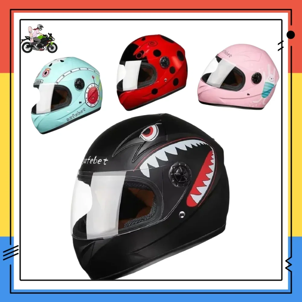 Cute Cartoon Children Helmets Safety Protection Kids Child Scooter Helmets Electric Motorcycle bicycle Motocross 3-12Years Old